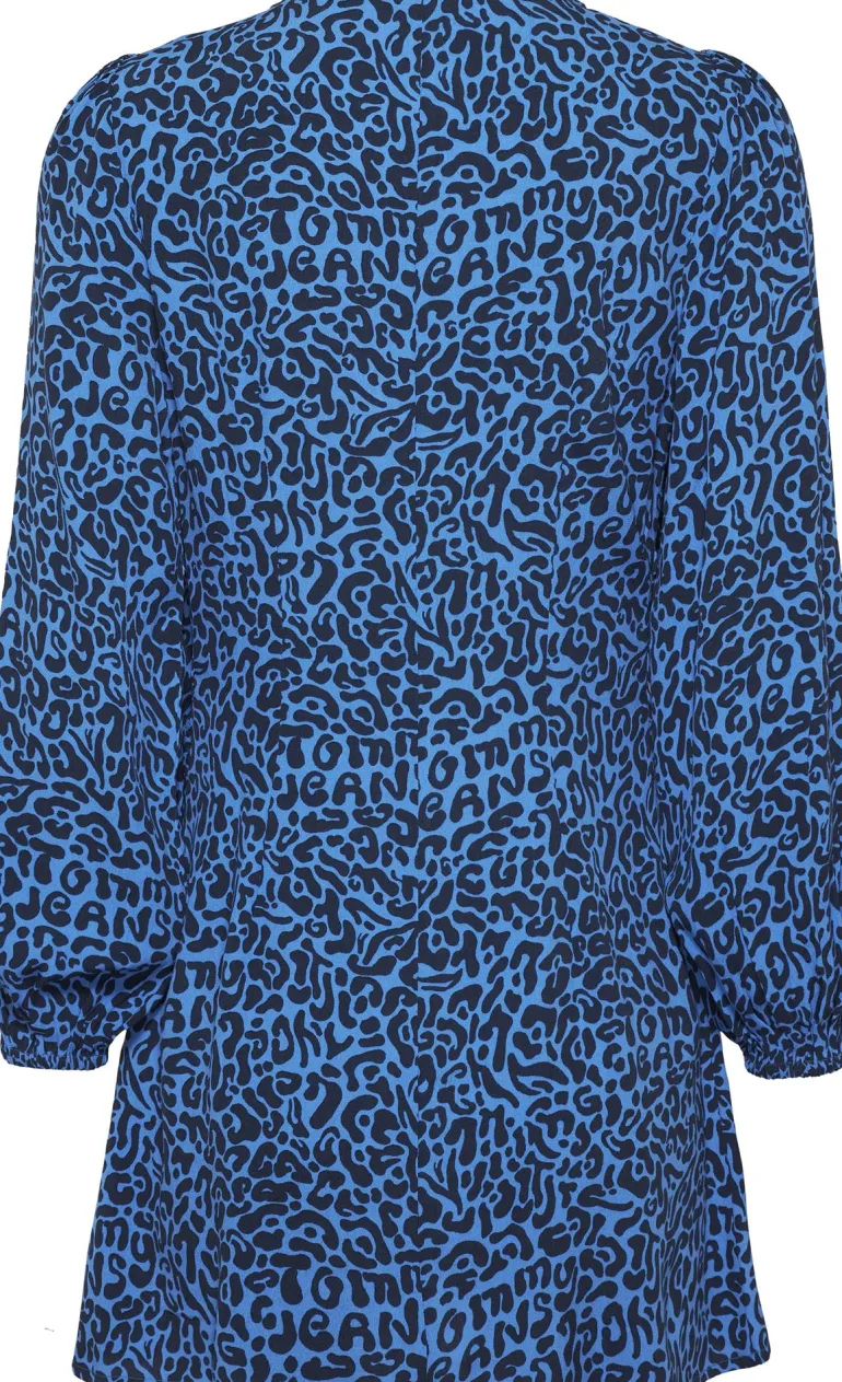 ANIMAL PRINT RUCHE DRESS 0kp