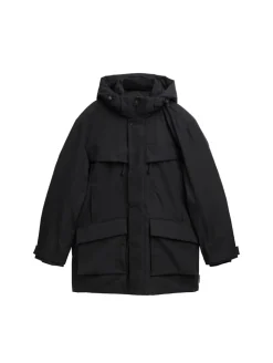 Arctic Parka mit abnehmbarer Kapuze black