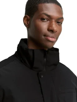 Arctic Parka mit abnehmbarer Kapuze black