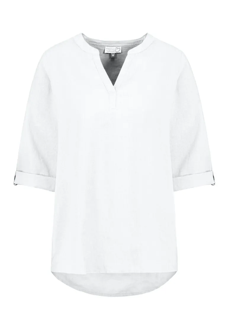 3/4 Arm Bluse white