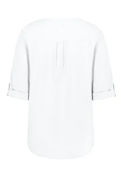 3/4 Arm Bluse white