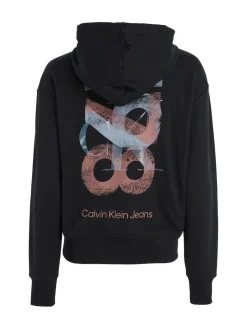 1978 ARTWORK OVERSIZED HOODIE ck black