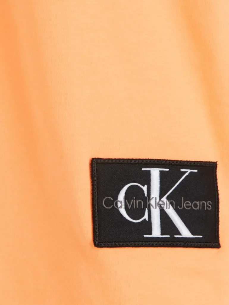 BADGE ROUND HEM TEE crushed orange