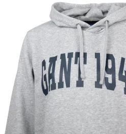 Banner Shield Hoodie grey melange