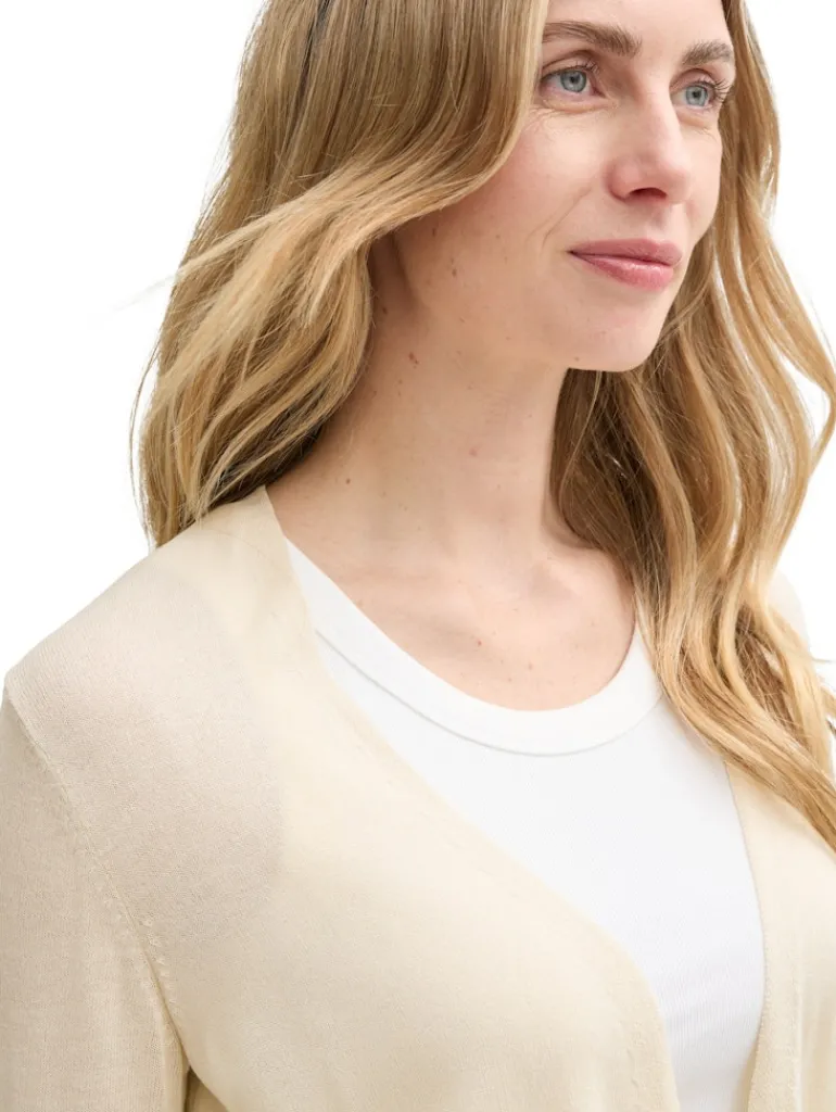Basic Cardigan champagne