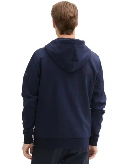 Basic Hoodie Sweatjacke sky captain blue