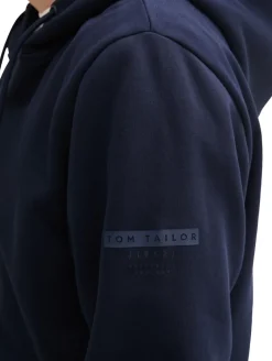 Basic Hoodie Sweatjacke sky captain blue