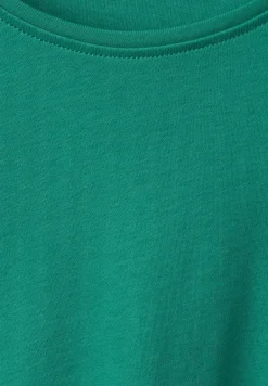 Basic Langarmshirt smaragd green