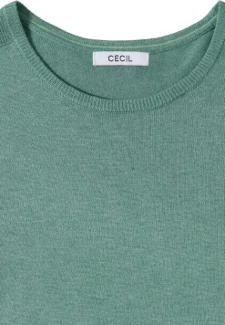 Basic Pullover jewel green melange