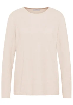 Basic Pullover oat milk beige melange