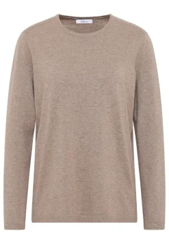 Basic Pullover toffee cream melange