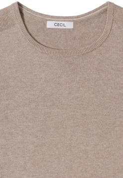 Basic Pullover toffee cream melange