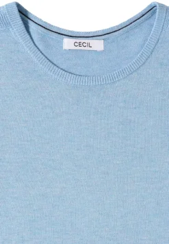 Basic Pullover whisper blue melange