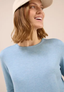 Basic Pullover whisper blue melange