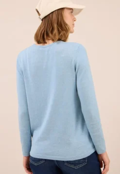Basic Pullover whisper blue melange