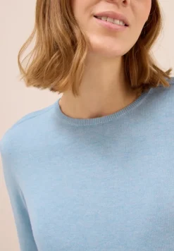 Basic Pullover whisper blue melange