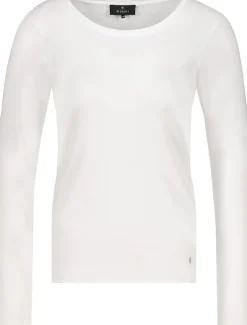 Basic-Shirt aus Pima-Baumwolle off-white