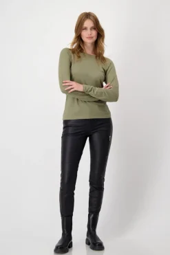 Basic-Shirt green tea
