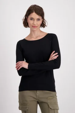 Basic-Shirt schwarz
