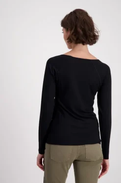 Basic-Shirt schwarz