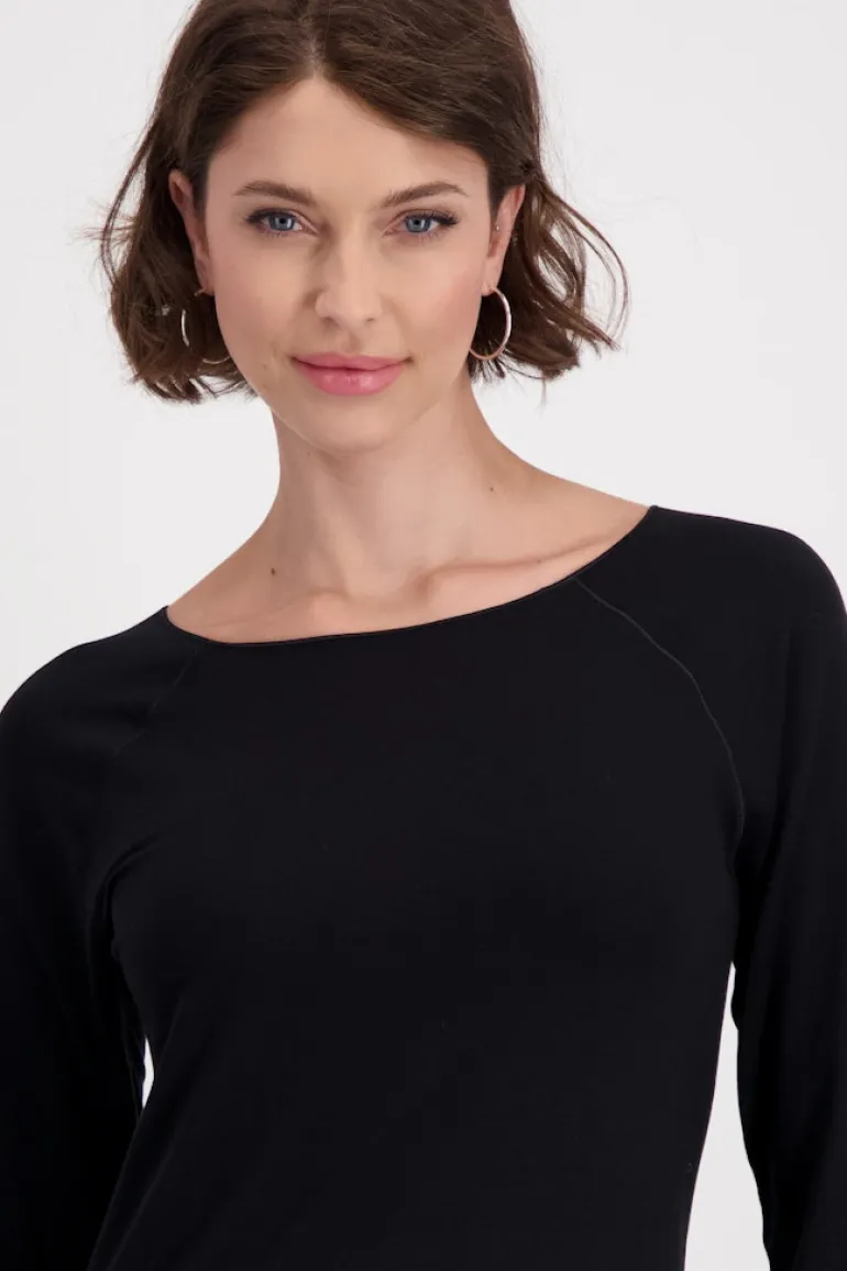 Basic-Shirt schwarz