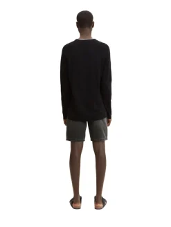 Basic Strickpullover black