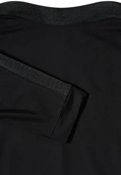 Batwing Shirt mit Tape black