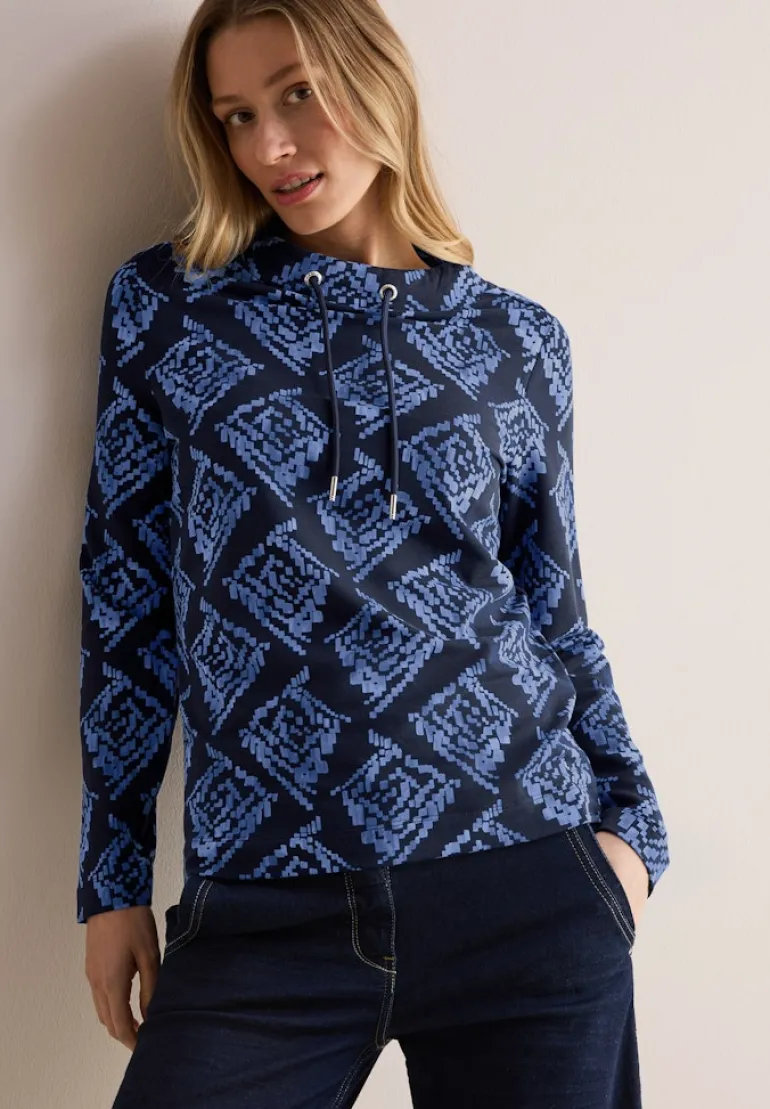 Bedrucktes Shirt universal blue