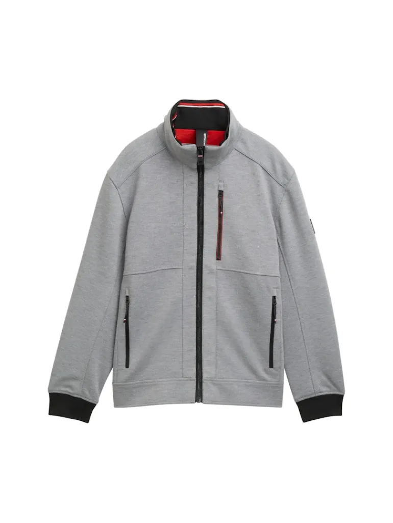 Übergangsjacke mit Reflektoren steel knitted structure