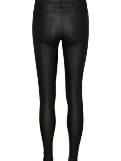 Beschichtete Hose black