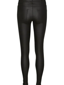 Beschichtete Hose black