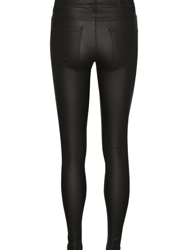 Beschichtete Hose black