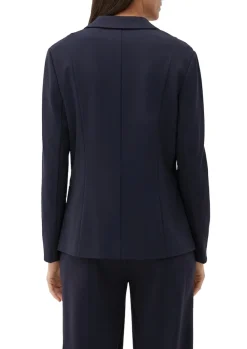 Blazer aus Viskosemix blau