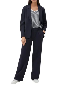 Blazer aus Viskosemix blau