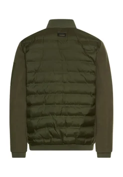 Blouson im Stepp-Fleece-Mix forest green