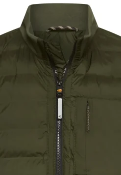 Blouson im Stepp-Fleece-Mix forest green