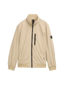 Blouson Jacke mit Kapuze im Stehkragen field rye brown
