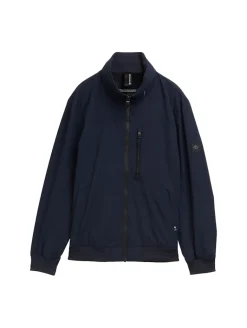 Blouson Jacke mit Kapuze im Stehkragen sky captain blue