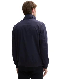 Blouson Jacke mit Kapuze im Stehkragen sky captain blue