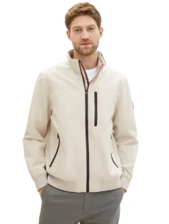 Blousonjacke mit recyceltem Polyester beige alfalfa