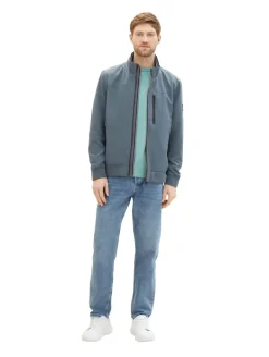 Blousonjacke mit recyceltem Polyester dusty dark teal