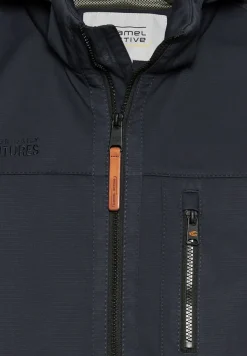 Blouson mit abnehmbarer Kapuze dark navy
