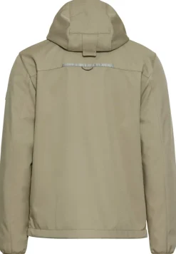 Blouson mit abnehmbarer Kapuze khaki