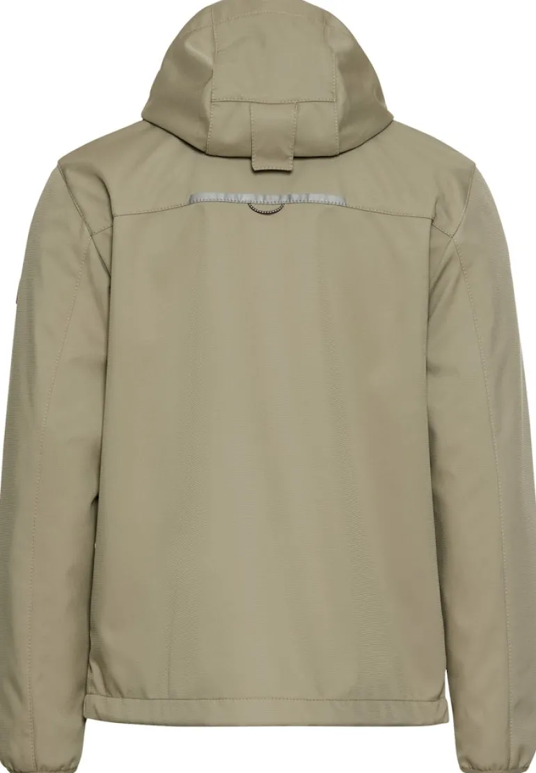 Blouson mit abnehmbarer Kapuze khaki