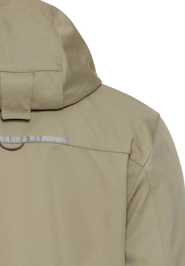 Blouson mit abnehmbarer Kapuze khaki