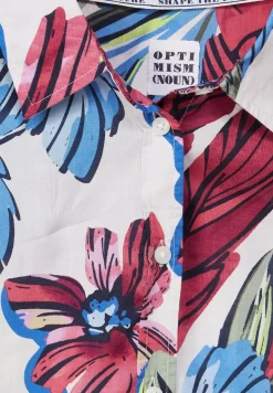 Bluse mit Blumenprint vanilla white