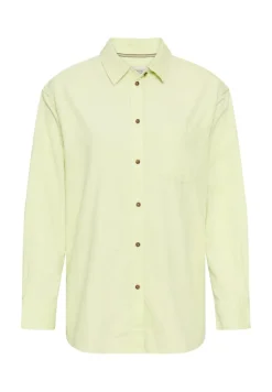 Bluse mit Brusttasche lime green
