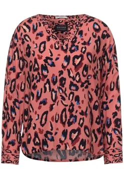 Bluse mit Print Mix rose pepper
