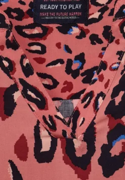 Bluse mit Print Mix rose pepper