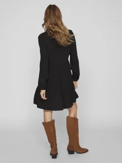 Blusenkleid black